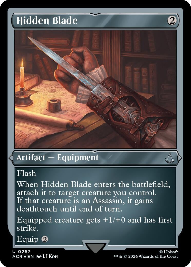 Image for Hidden Blade (Foil Etched) (257) (ACR) - Magic: The Gathering