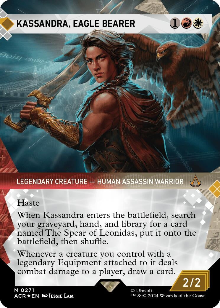 Image for Kassandra, Eagle Bearer (Showcase) (Textured Foil) (271) (ACR) - Magic: The Gathering