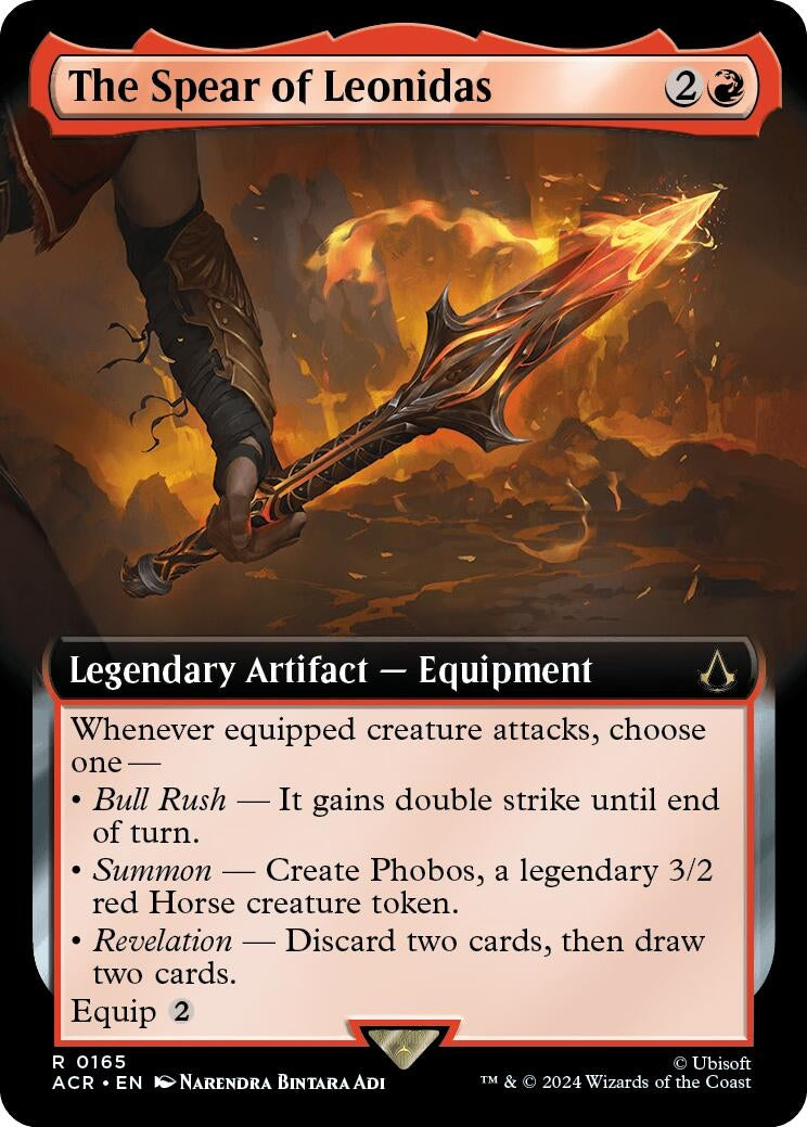 Image for The Spear of Leonidas (Extended Art) (165) (ACR) - Magic: The Gathering