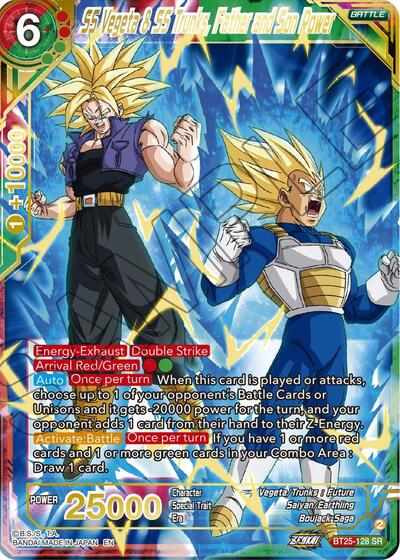 SS Vegeta & SS Trunks, Father and Son Power - BT25-128