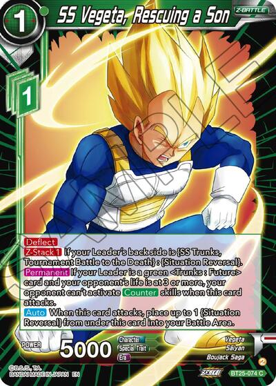 SS Vegeta, Rescuing a Son BT25-074