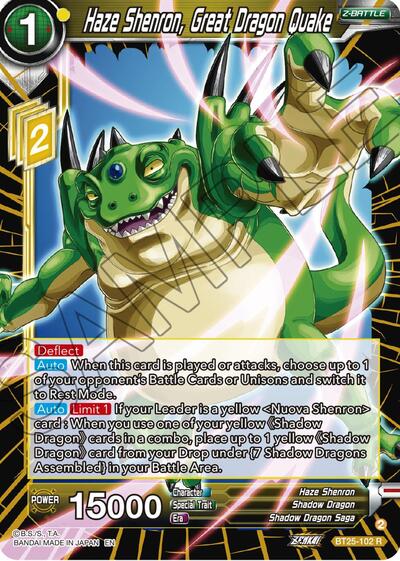 Haze Shenron, Great Dragon Quake BT25-102