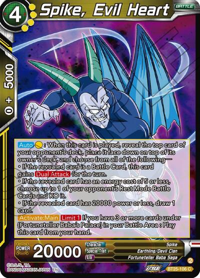 Spike, Evil Heart BT25-106