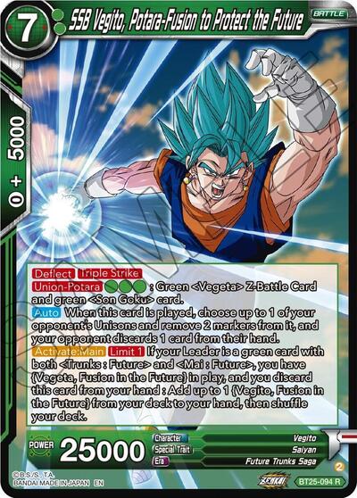 SSB Vegito, Potara-Fusion to Protect the Future - BT25-094