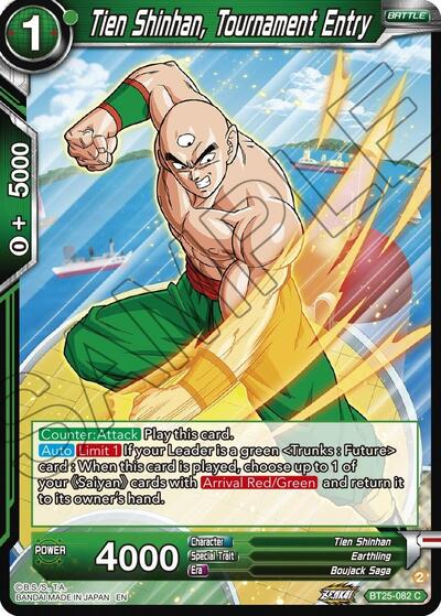 Tien Shinhan, Tournament Entry BT25-082