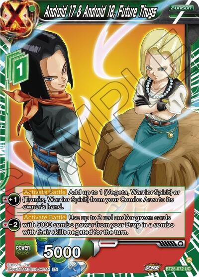 Android 17 & Android 18, Future Thugs - BT25-072