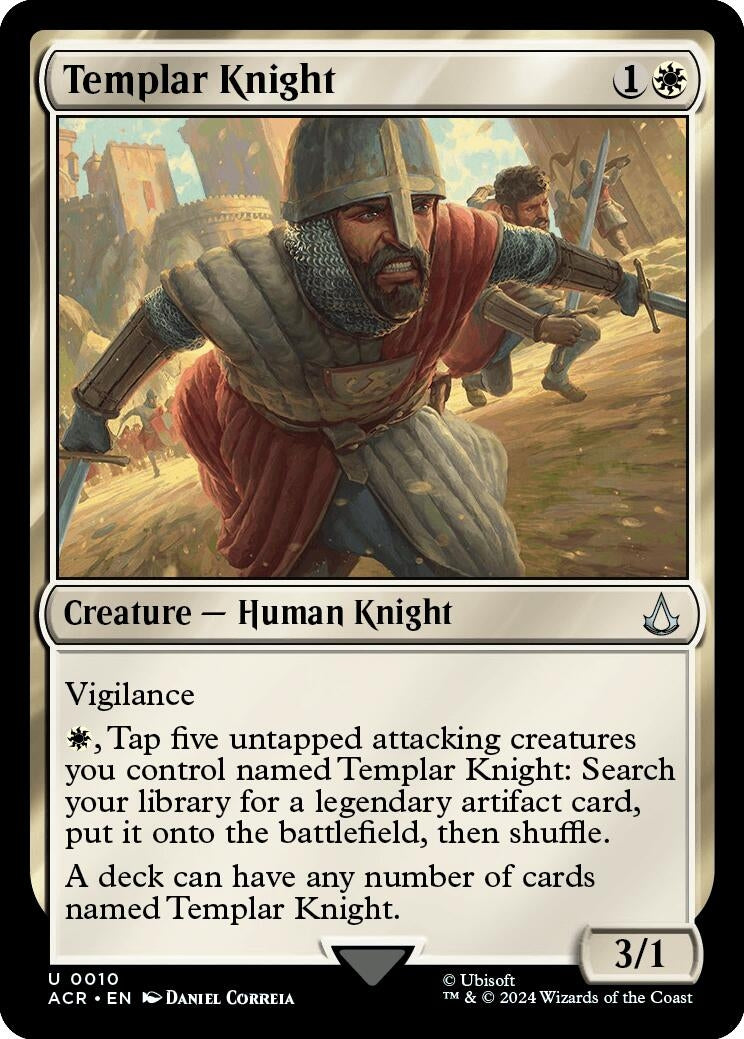 Image for Templar Knight (10) (ACR) - Magic: The Gathering