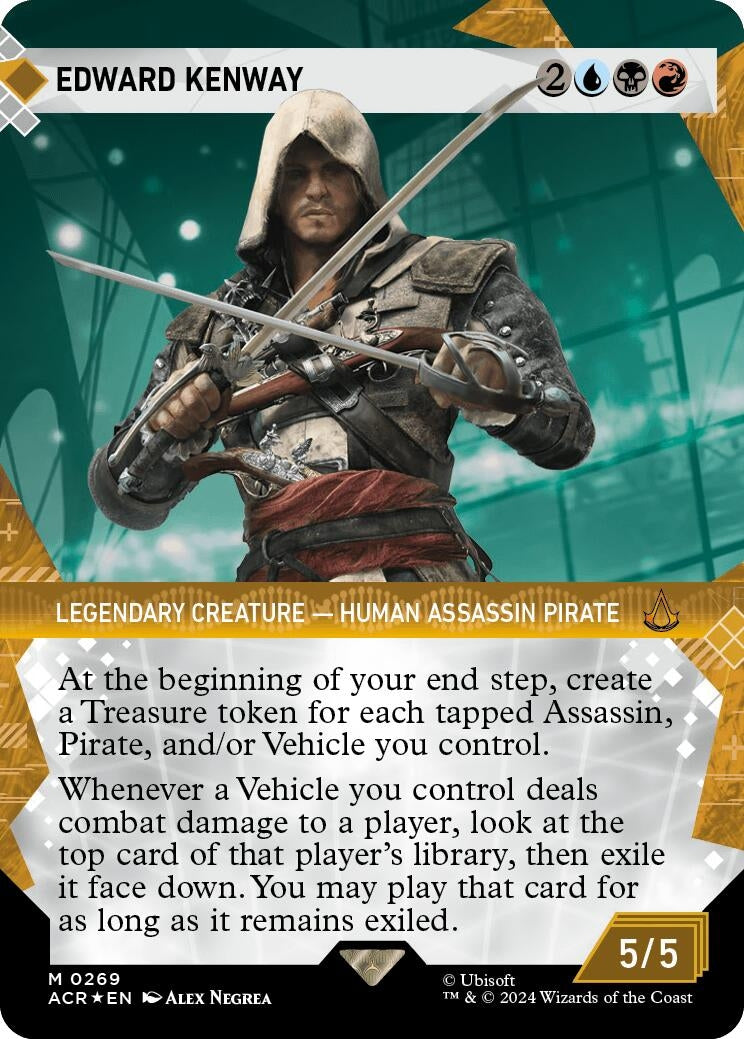 Image for Edward Kenway (Showcase) (Textured Foil) (269) (ACR) - Magic: The Gathering