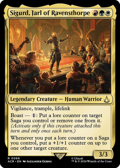 Image for Sigurd, Jarl of Ravensthorpe (66) (ACR) - Magic: The Gathering