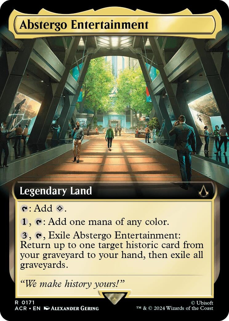 Image for Abstergo Entertainment (Extended Art) (171) (ACR) - Magic: The Gathering