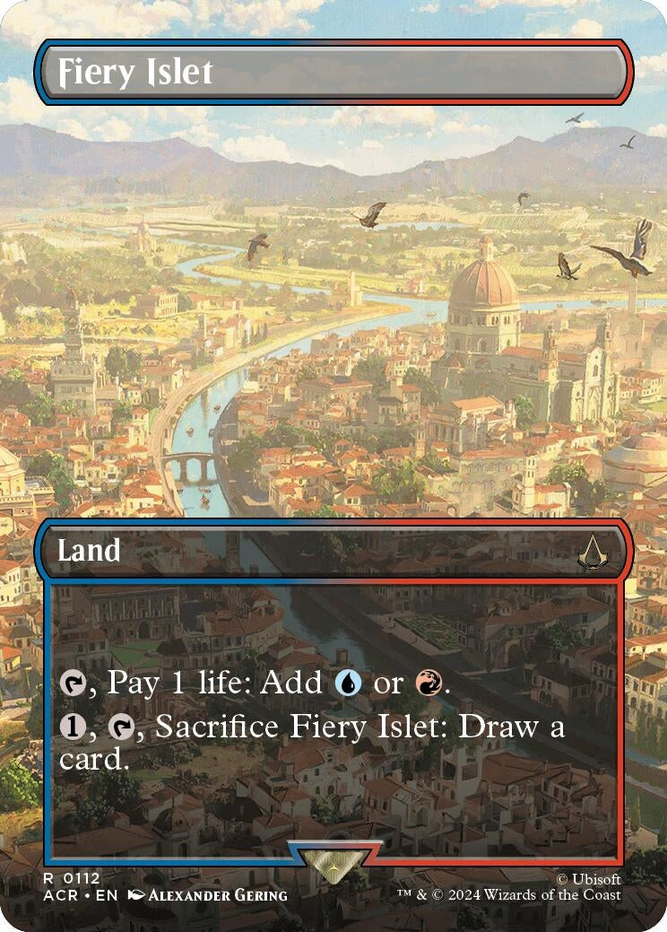 Image for Fiery Islet (Borderless) (112) (ACR) - Magic: The Gathering