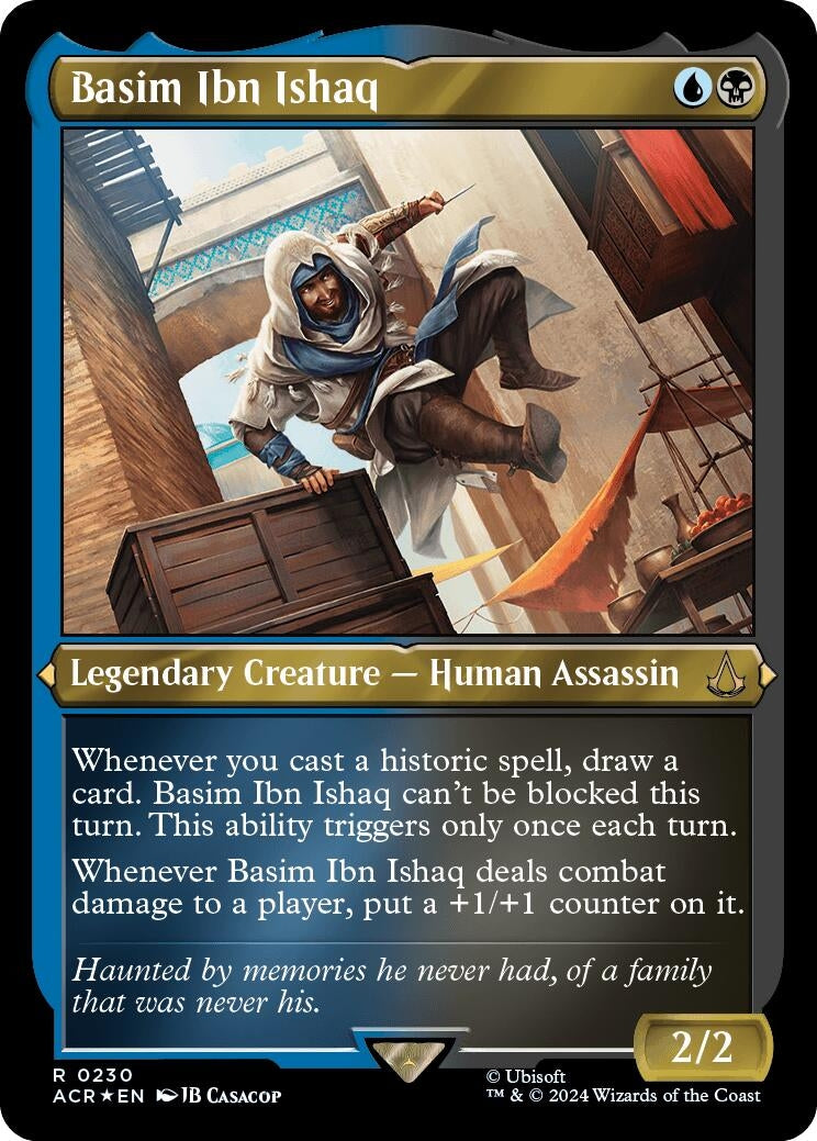 Image for Basim Ibn Ishaq (Foil Etched) (230) (ACR) - Magic: The Gathering