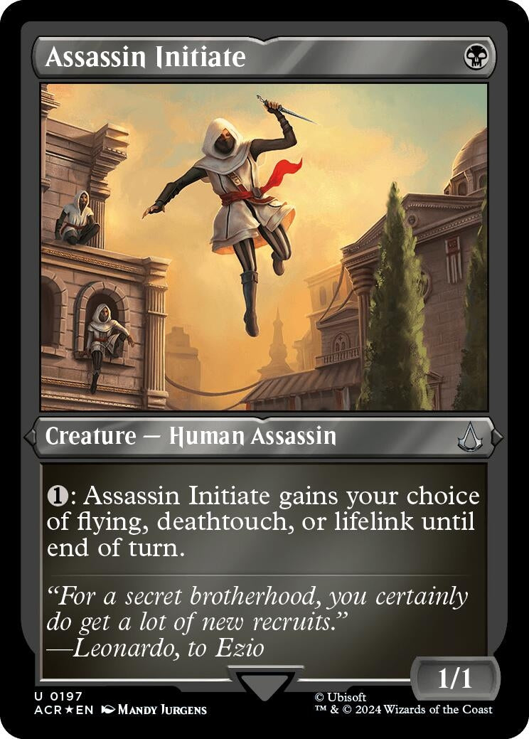 Image for Assassin Initiate (Foil Etched) (197) (ACR) - Magic: The Gathering
