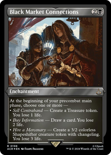 Image for Black Market Connections (Foil Etched) (198) (ACR) - Magic: The Gathering