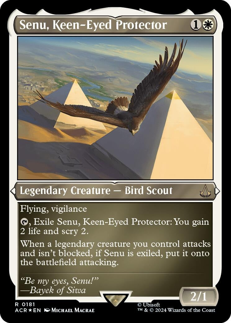 Image for Senu, Keen-Eyed Protector (Foil Etched) (181) (ACR) - Magic: The Gathering