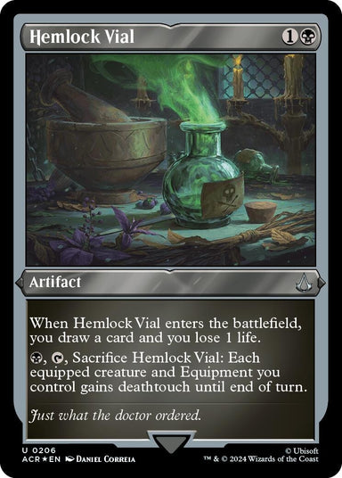 Image for Hemlock Vial (Foil Etched) (206) (ACR) - Magic: The Gathering