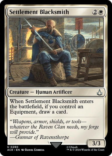 Image for Settlement Blacksmith (280) (ACR) - Magic: The Gathering