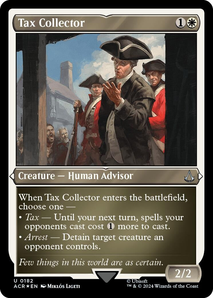 Image for Tax Collector (Foil Etched) (182) (ACR) - Magic: The Gathering