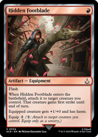Image for Hidden Footblade (34) (ACR) - Magic: The Gathering