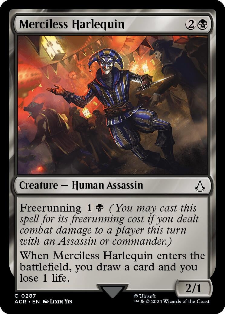 Image for Merciless Harlequin (287) (ACR) - Magic: The Gathering