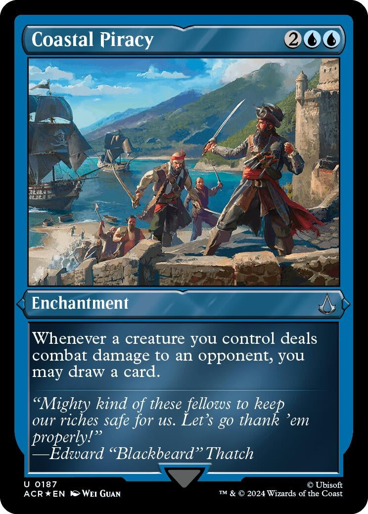 Image for Coastal Piracy (Foil Etched) (187) (ACR) - Magic: The Gathering