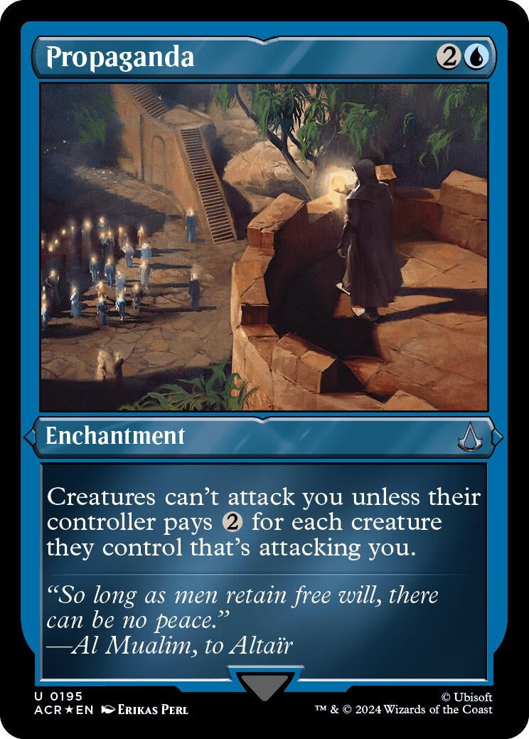 Image for Propaganda (Foil Etched) (195) (ACR) - Magic: The Gathering