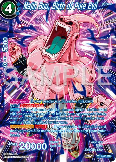 Majin Buu, Birth of Pure Evil (SPR) - BT25-065