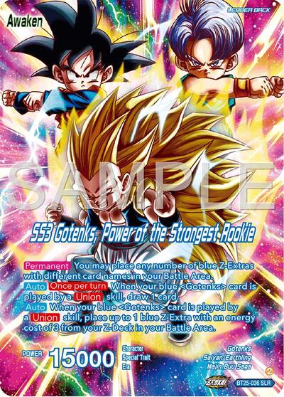 Gotenks // SS3 Gotenks, Power of the Strongest Rookie (SLR) - BT25-036