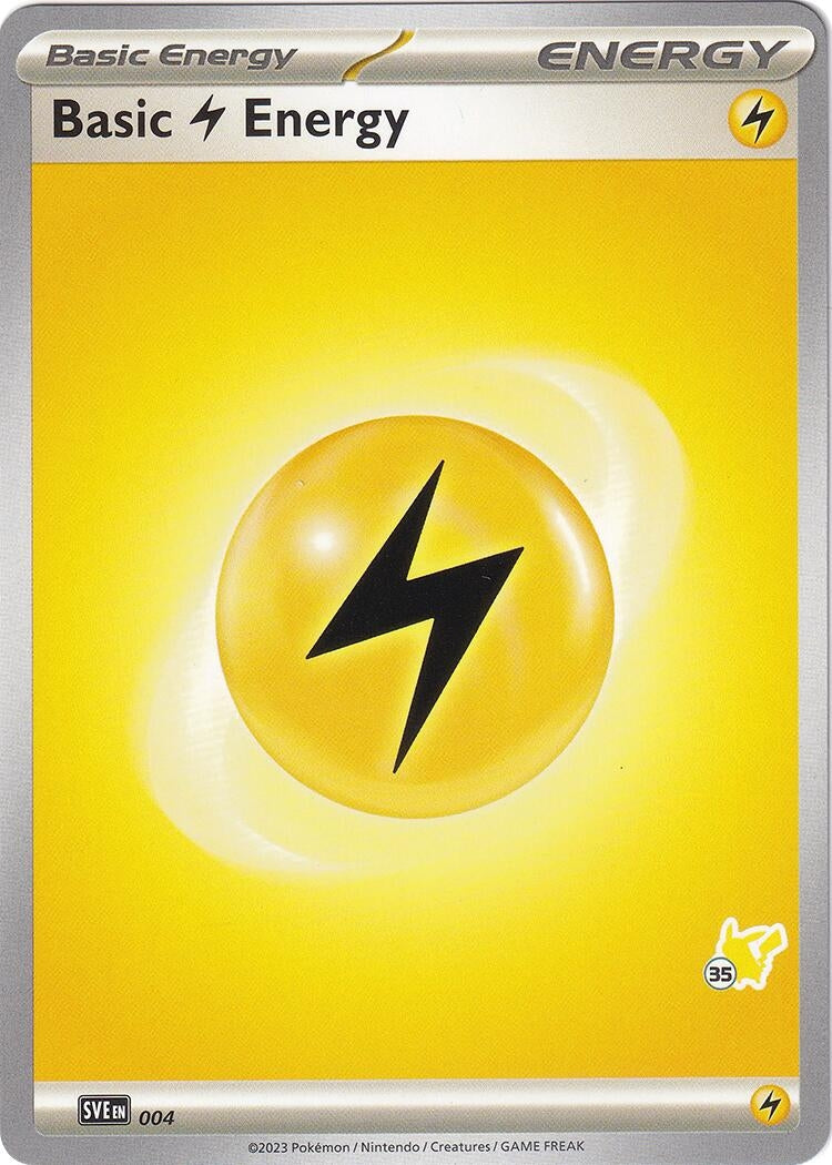 Image for Basic Lightning Energy - Pikachu 35 (004) (Battle Academy 2024) (BA24) - Pokemon