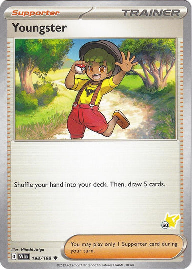 Image for Youngster - Pikachu 50 (198/198) (Battle Academy 2024) (BA24) - Pokemon