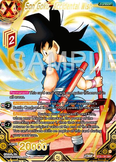 Son Goku, Accidental Wish (DBR) - BT25-138