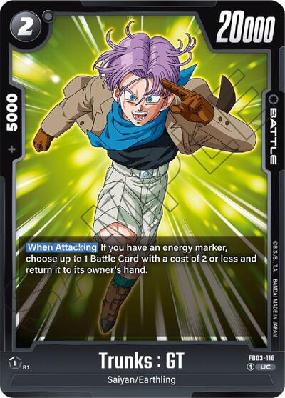 Trunks : GT - FB03-118