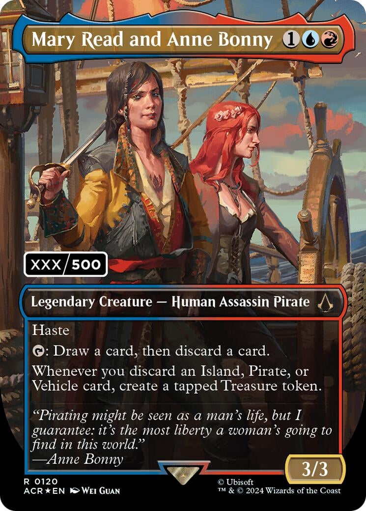 Image for Mary Read and Anne Bonny (English) (Serial Numbered) (120) (ACR) - Magic: The Gathering