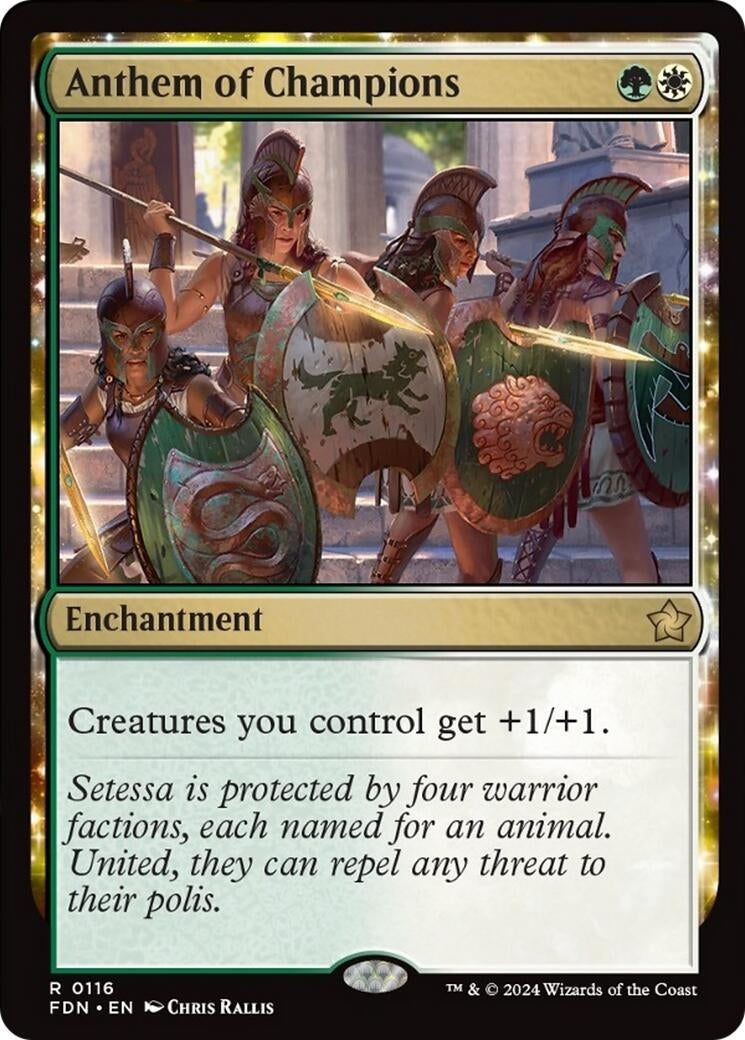 Image for Anthem of Champions (116) (Foundations) - Magic: The Gathering