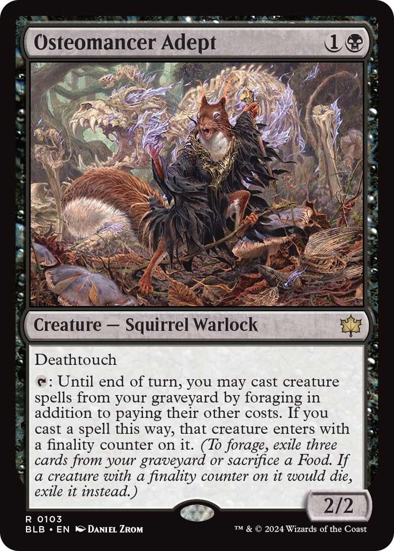 Image for Osteomancer Adept (103) - Magic: The Gathering