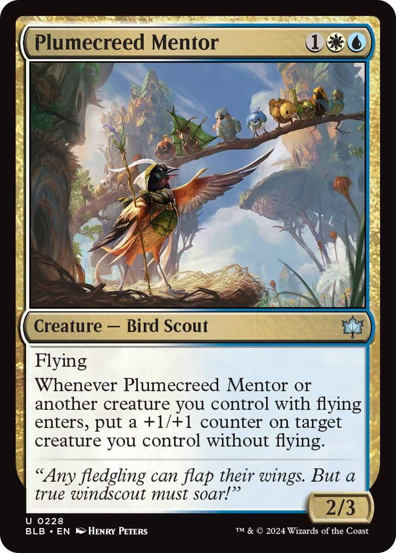 Image for Plumecreed Mentor (228) - Magic: The Gathering
