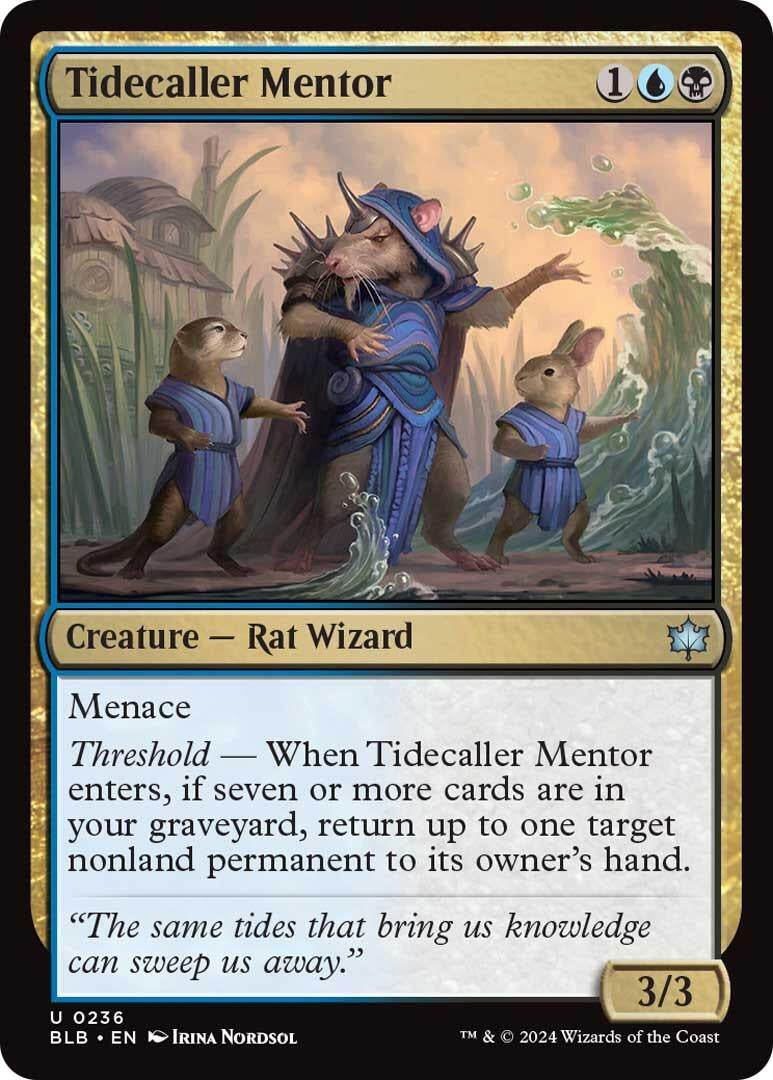 Image for Tidecaller Mentor (236) - Magic: The Gathering