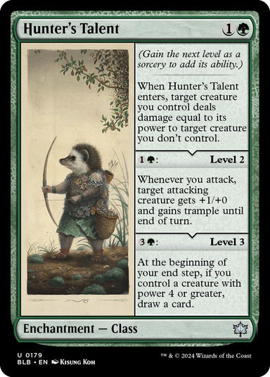 Image for Hunter's Talent (179) - Magic: The Gathering