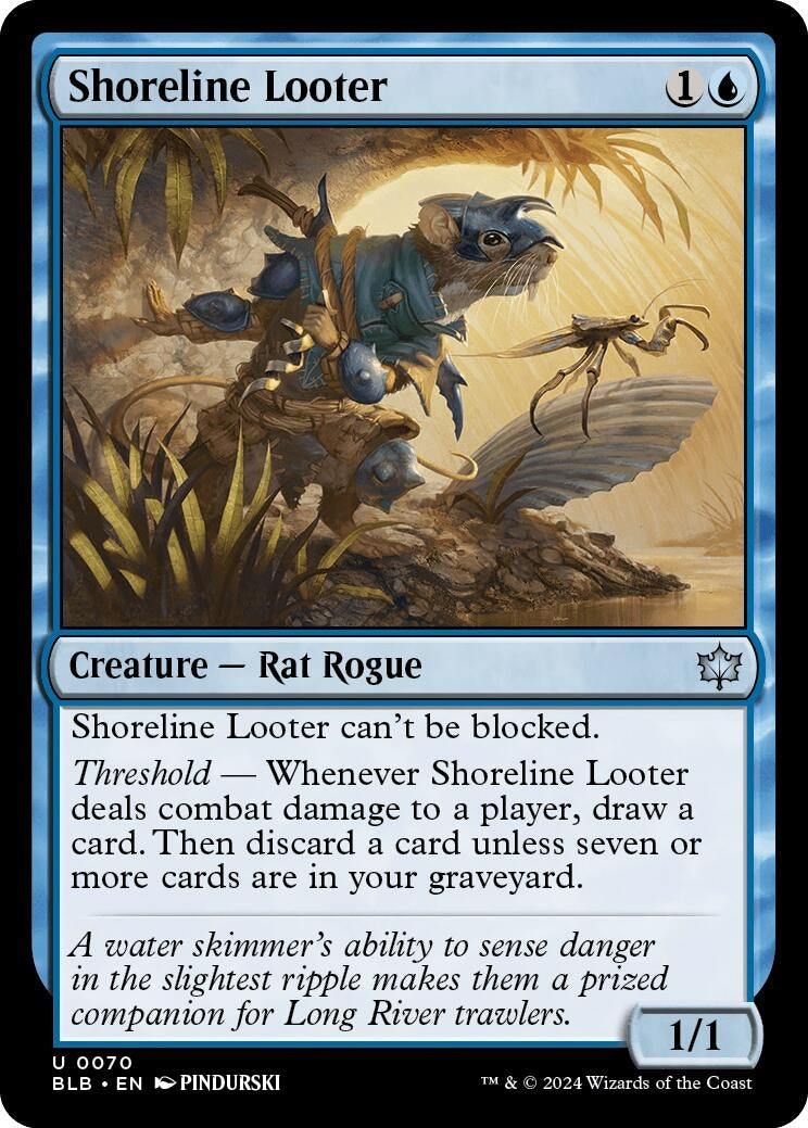 Image for Shoreline Looter (70) - Magic: The Gathering
