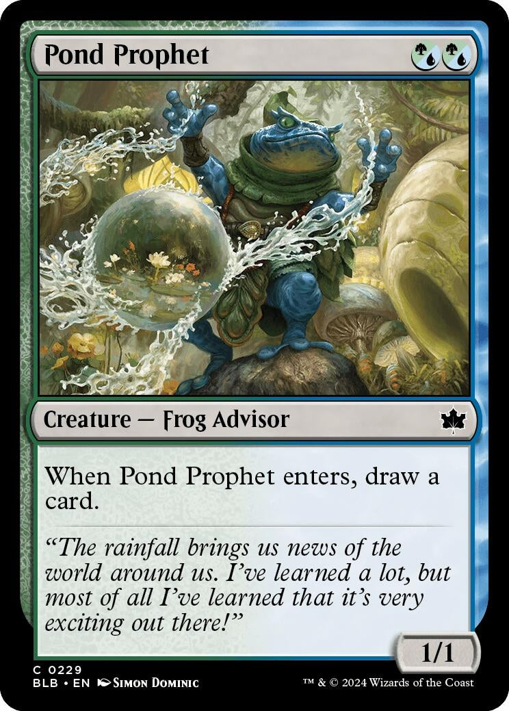 Image for Pond Prophet (229) - Magic: The Gathering