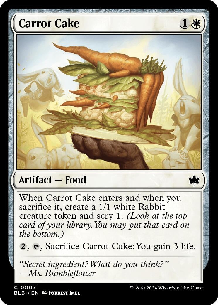 Image for Carrot Cake (7) - Magic: The Gathering