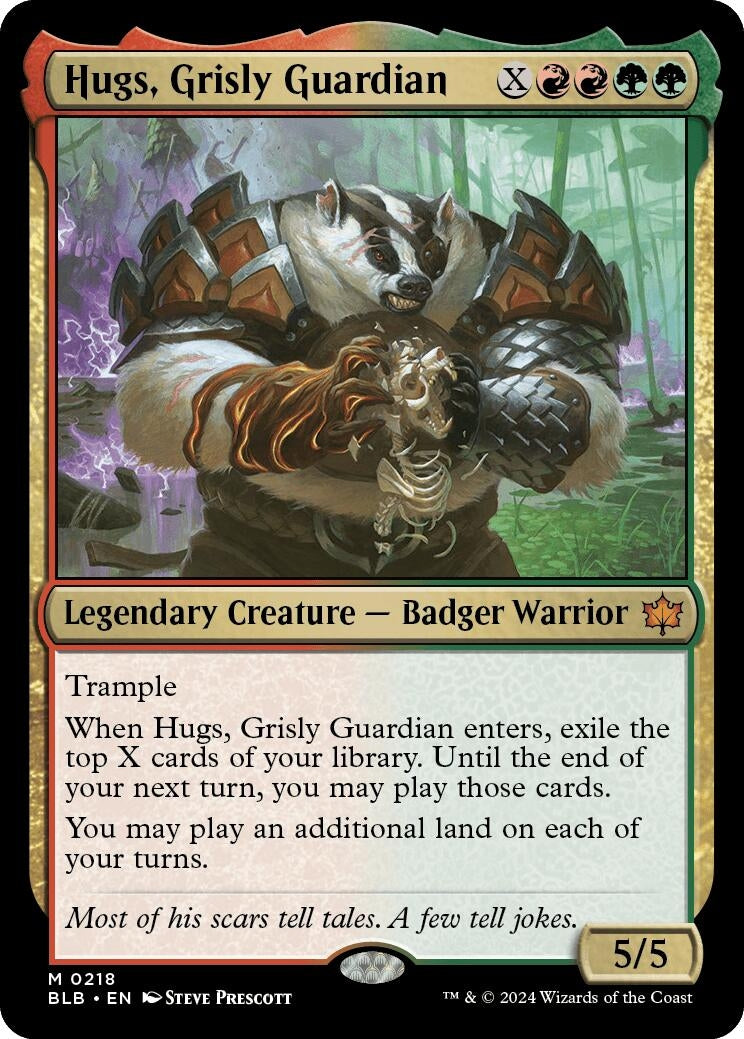 Image for Hugs, Grisly Guardian (218) - Magic: The Gathering