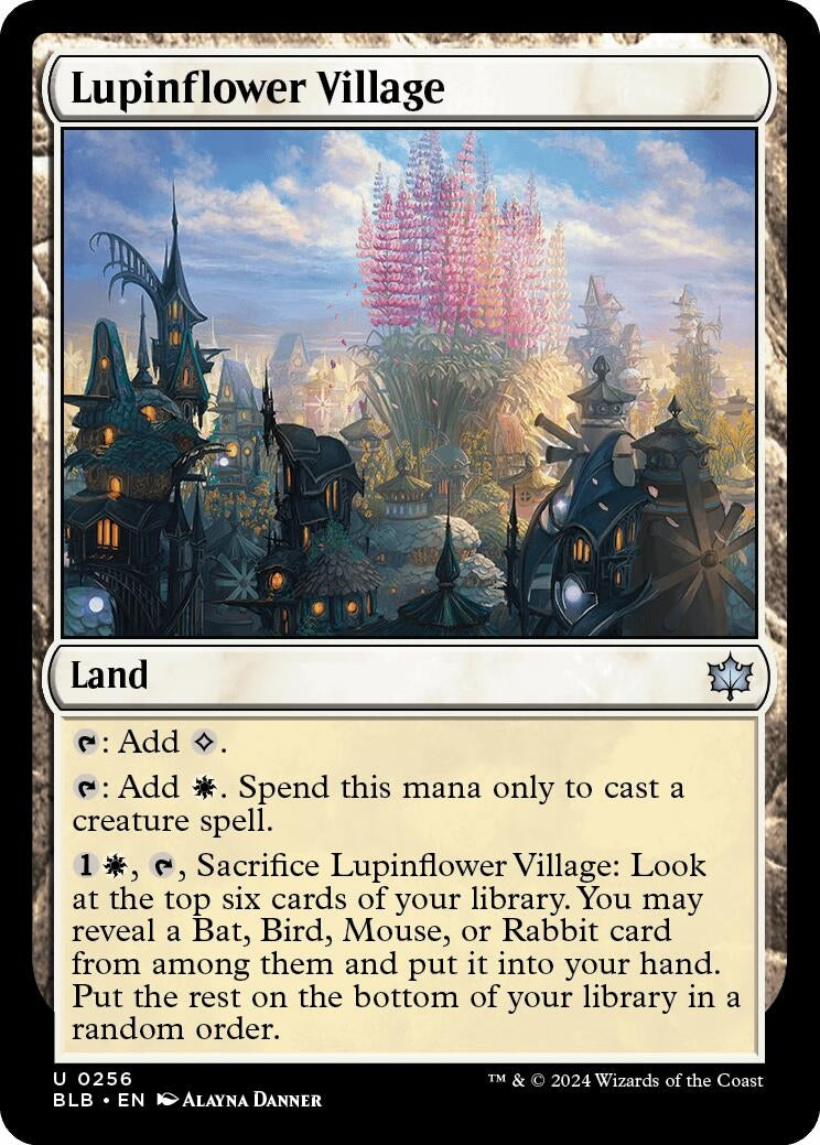 Image for Lupinflower Village (256) - Magic: The Gathering