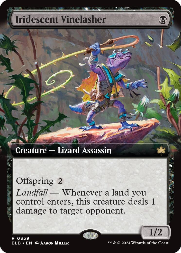 Image for Iridescent Vinelasher (Extended Art) (359) - Magic: The Gathering