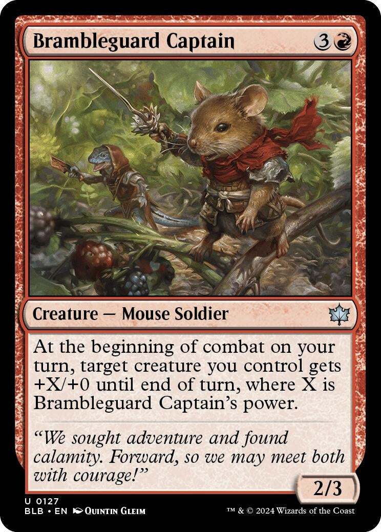 Image for Brambleguard Captain (127) - Magic: The Gathering