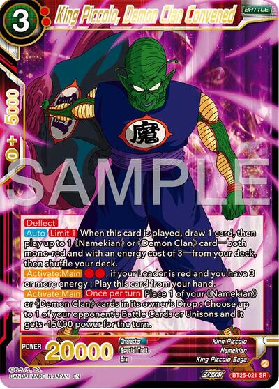 King Piccolo, Demon Clan Convened BT25-021