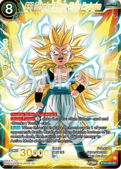 SS3 Gotenks, Energy Storm Explosion - BT25-058