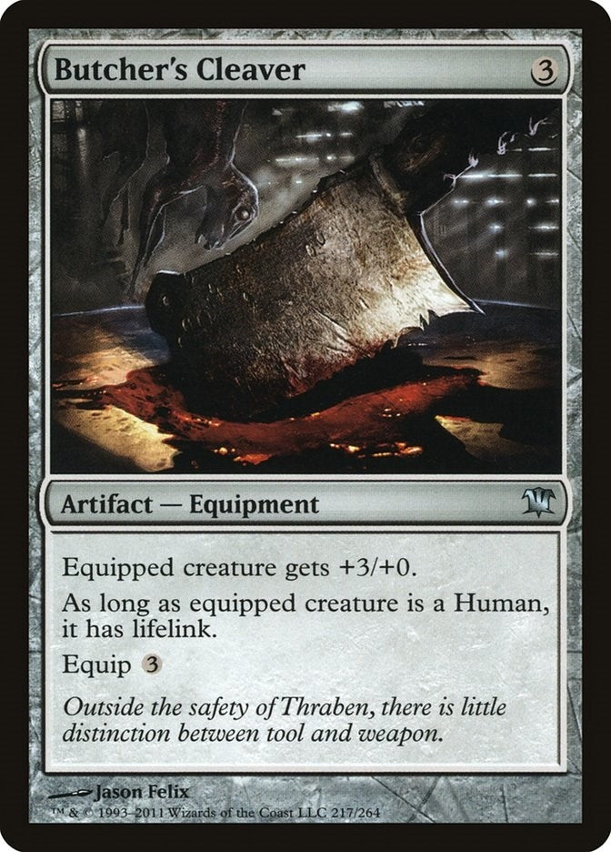 Image for Butcher's Cleaver (217) (Innistrad) (ISD) - Magic: The Gathering