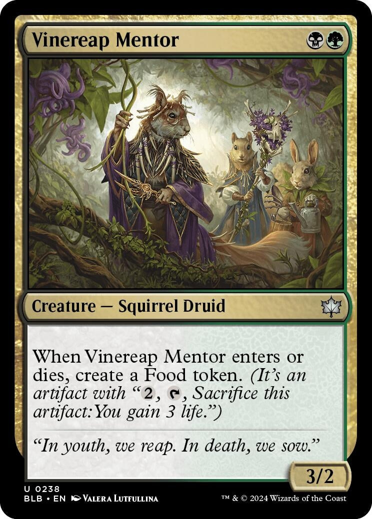 Image for Vinereap Mentor (238) - Magic: The Gathering