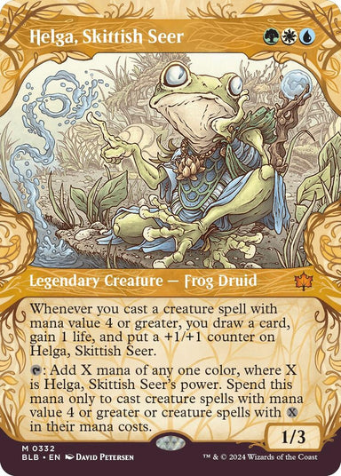 Image for Helga, Skittish Seer (Showcase) (332) - Magic: The Gathering